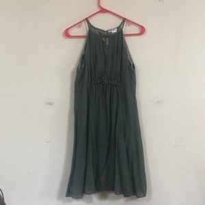 Olive green dress